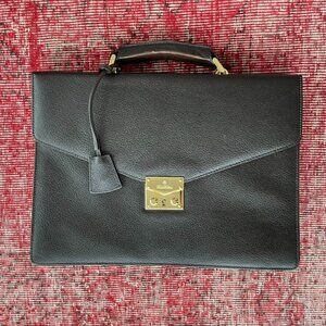 Brooks Brothers Brown Leather Briefcase